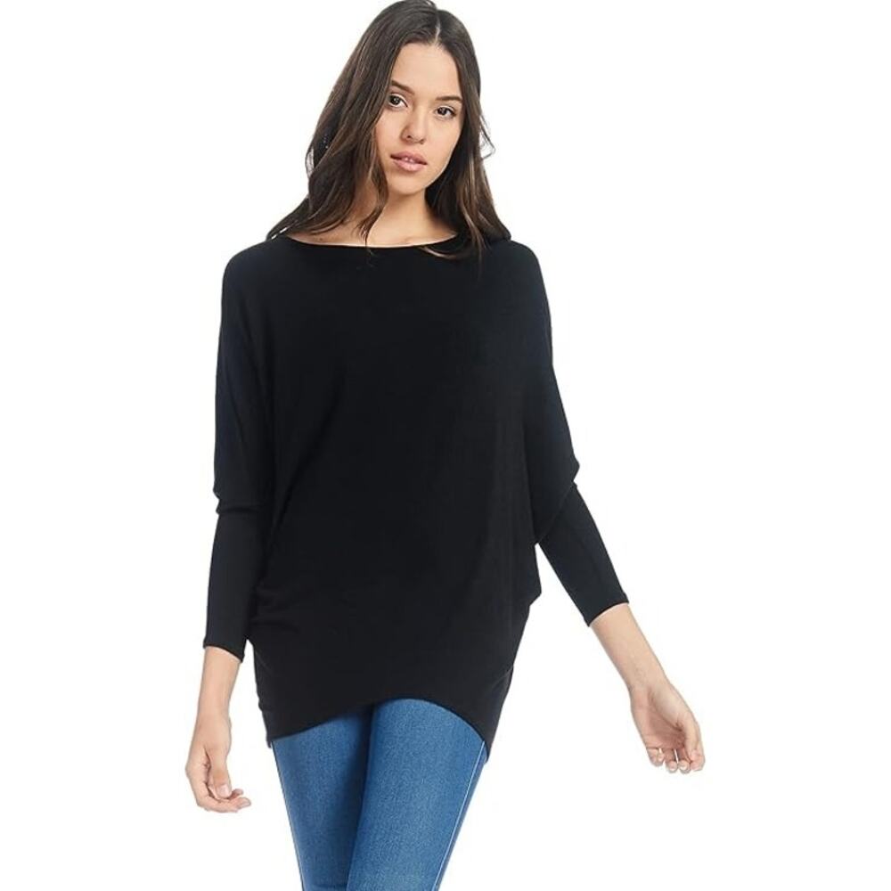 Alexander + David Women’s XL Pullover Dolman Loose Fit Knit Top Blouse Sweater